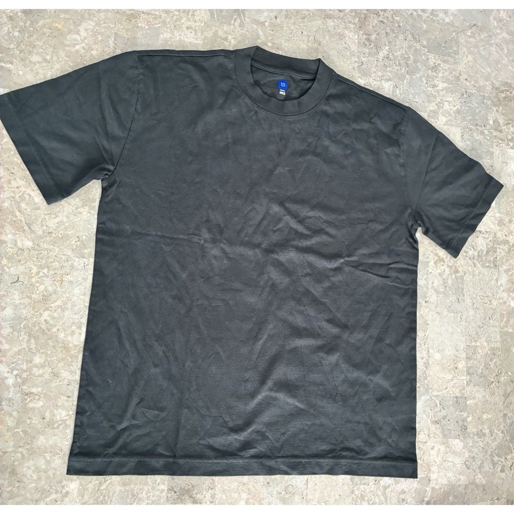 Yeezy Gap Blank Tee H02 Black Medium Short Sleeve Crew Neck Made in Vietnam